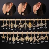 Fashion Animal Copper Artificial Gemstones Earrings main image 1