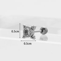 Ear Cartilage Rings & Studs Fashion Animal Copper Plating Artificial Gemstones sku image 2