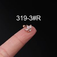 Ear Cartilage Rings & Studs Fashion Animal Copper Plating Artificial Gemstones sku image 15