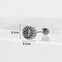 Ear Cartilage Rings & Studs Fashion Animal Copper Plating Artificial Gemstones sku image 1