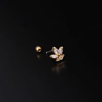 Ear Cartilage Rings & Studs Fashion Animal Copper Plating Artificial Gemstones main image 4