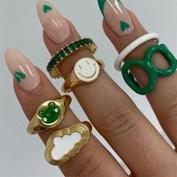 Ins Same Cloud Ring Copper Plated Real Gold Creative Ring Fashion Simple Jewelry Spot Hot Sale main image 1