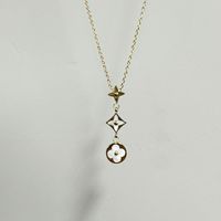 Stainless Steel Four-leaf Clover Necklace Bracelet Does Not Fade And Is Not Allergic sku image 3