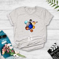 Nasa Space Planet Print Casual T-shirt main image 6
