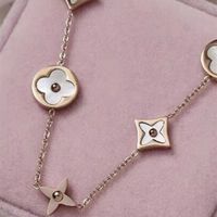 Stainless Steel Four-leaf Clover Necklace Bracelet Does Not Fade And Is Not Allergic main image 4