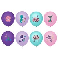 Mermaid Shell Emulsion Party Balloon main image 2