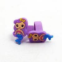 Cute Cartoon Character Mermaid Silica Gel Epoxy Rings main image 3