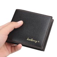 Basic Solid Color Square Flip Cover Small Wallet main image 5