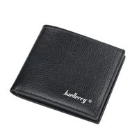 Basic Solid Color Square Flip Cover Small Wallet main image 2