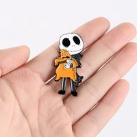 Fashion Ghost Alloy Stoving Varnish Metal Brooches main image 4