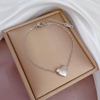 Fashion Constellation Heart Shape Flower Titanium Steel Inlaid Gold Zircon Bracelets 1 Piece sku image 2