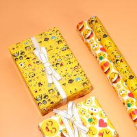 Kindertag Komisch Emoji-gesicht Papier Gruppe Zubehör Für Geschenkverpackungen main image 3