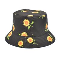 Women's Fashion Flower Printing Wide Eaves Bucket Hat sku image 103