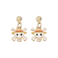 Fashion Pumpkin Skull Alloy Enamel Women's Drop Earrings 1 Pair sku image 3