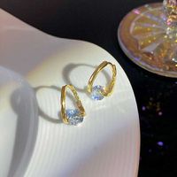 Elegant Geometric Bow Knot Imitation Pearl Alloy Inlay Rhinestones Women's Earrings 1 Pair sku image 21