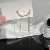 Elegant Geometric Bow Knot Imitation Pearl Alloy Inlay Rhinestones Women's Earrings 1 Pair sku image 44