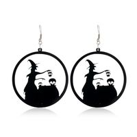 Gothic Cat Spider Alloy Women's Drop Earrings 1 Pair sku image 18