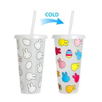 Cute Solid Color Plastic Water Bottles sku image 15