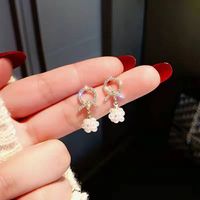 Elegant Geometric Bow Knot Imitation Pearl Alloy Inlay Rhinestones Women's Earrings 1 Pair sku image 25