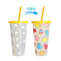 Cute Solid Color Plastic Water Bottles sku image 12