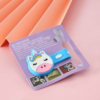 Cartoon Magnetic Cable Winder Cute Silicone Hub Earphone Harness Container Creative Desktop Cord Manager sku image 5