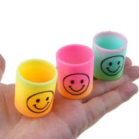 Funny Children's Colorful Spring Coil Rainbow Elastic Force Circle Toy sku image 1