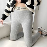 Women's Daily Simple Style Letter Ankle-length Leggings main image 4
