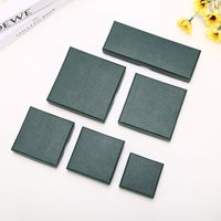 Fashion Solid Color Paper Jewelry Boxes 1 Piece sku image 23