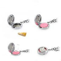 Cute Fashion Cartoon Character Titanium Steel Hollow Out Pendant Necklace main image 3