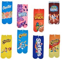 Women's Funny Cartoon Food Polyester Cotton Printing Ankle Socks 2 Pieces main image 4