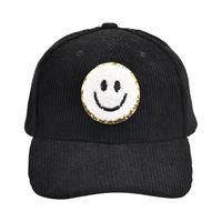 Unisex Fashion Smiley Face Curved Eaves Baseball Cap sku image 1