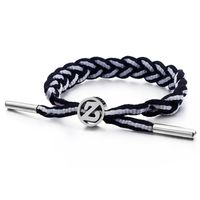 European And American Cross-border Outdoor Basketball Shoelace Stainless Steel  Simple Letter Z Bracelet sku image 8