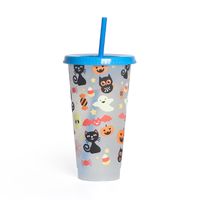 Halloween Casual Vacation Solid Color Plastic Water Bottles sku image 15
