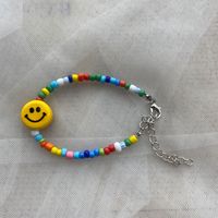 Simple Style Smiley Face Seed Bead Beaded Women's Necklace sku image 2