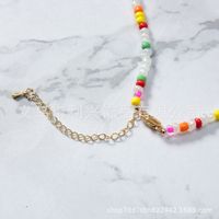 Simple Style Smiley Face Seed Bead Beaded Women's Necklace main image 5