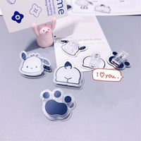 Ins Style Student Multifunctional Cartoon Cute Dog Plastic Clip main image 3