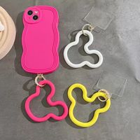 Liquid Silicone Mickey Bracelet Universal All Phone Case Mobile Phone Loop Ring Card Anti-hot Girl Trending Women main image 3