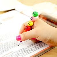 Cute Creative Sugar-coated Haws On A Stick Smiley Face Expression Cartoon Crayon Pencil Stationery sku image 1