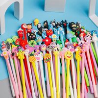 Barrel Creative New Gel Pen Cute Teenage Girl's Romance Doll Cartoon Student Stationery Water-based Sign Pen 10 Pcs main image 4