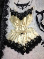 Color Block Lace Bras Sexy Mid Waist Normal Type Sexy Lingerie main image 3