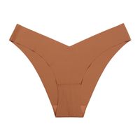 Solid Color Seamless Low Waist Briefs main image 2