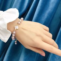 Elegant Korean Style Geometric Freshwater Pearl Bracelets main image 4