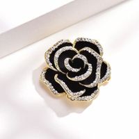 Broches De Moda De Aleación De Flores Con Diamantes De Imitación Para Mujer main image 5
