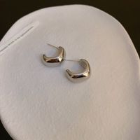 1 Pair Retro Commute Cross Oval Heart Shape Plating Copper Earrings sku image 16