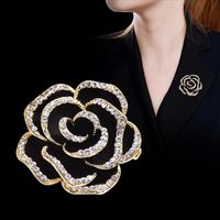 Broches De Moda De Aleación De Flores Con Diamantes De Imitación Para Mujer main image 1