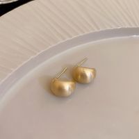 1 Paar Retro Pendeln Kreuzen Oval Herzform Überzug Kupfer Ohrringe sku image 34