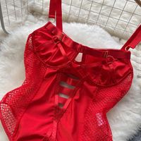 Lace Adjustable Lace Bras Sexy Lace See-through Corset Bikini See-through Sexy Lingerie main image 4