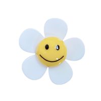 Little Red Book Recommendation Ins Style White Daisy Smiley Face Sunflower Plumeria Rubra Hole Shoes Shoe Buckle Accessories Shoe Ornament main image 5