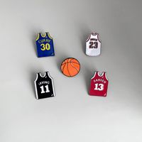 Broches Unisexes D'alliage De Basket-ball De Mode main image 1