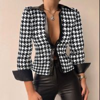 Women's Blouse Long Sleeve Blouses Button Fashion Geometric main image 4